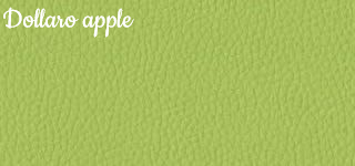 Цвет экокожи Dollaro Apple для медицинского дивана-банкетки со спинкой Д01, мягкого, 2-х местного